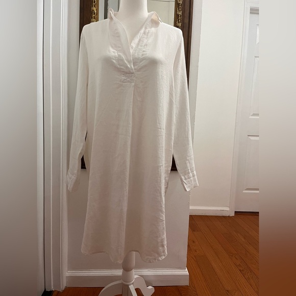 4four dreamers women’s Classic White Long-Sleeve Top size M - Picture 1 of 6